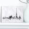 Designart - Paris with Eiffel Silhouette - Cityscape Painting Canvas Print